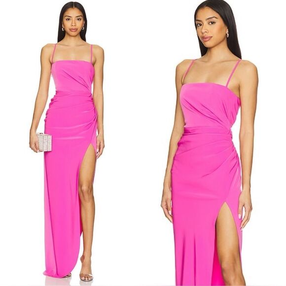 Lovers + Friends Dresses & Skirts - Lovers And Friends Sabrina Maxi Pink Dress Gown Size